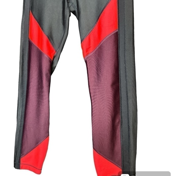 Under Armour Black, Purple and Red Compression Leggings - Picture 4 of 4
